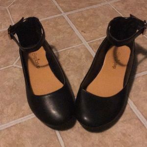 Black dress or casual flats